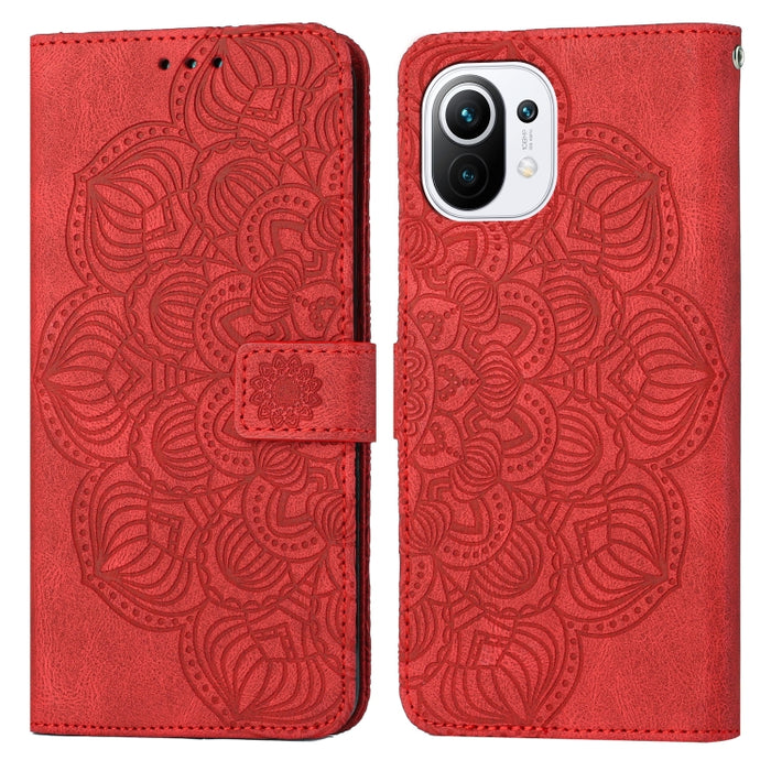 Estuche para teléfono de cuero con tapa en relieve de mandala, For Xiaomi Redmi Note 11 Pro International, For Xiaomi Redmi Note 11 5G, For Xiaomi Mi 10T Lite, For Xiaomi Mi 10T / 10T Pro, For Xiaomi Mi 11 Lite, For Xiaomi 11T, For Xiaomi 12 Lite      ...