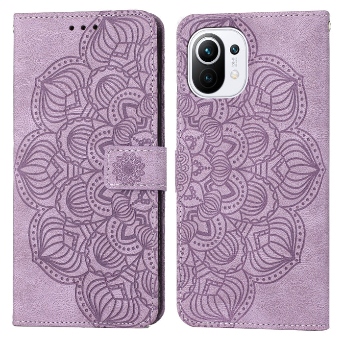 Estuche para teléfono de cuero con tapa en relieve de mandala, For Xiaomi Redmi Note 11 Pro International, For Xiaomi Redmi Note 11 5G, For Xiaomi Mi 10T Lite, For Xiaomi Mi 10T / 10T Pro, For Xiaomi Mi 11 Lite, For Xiaomi 11T, For Xiaomi 12 Lite      ...