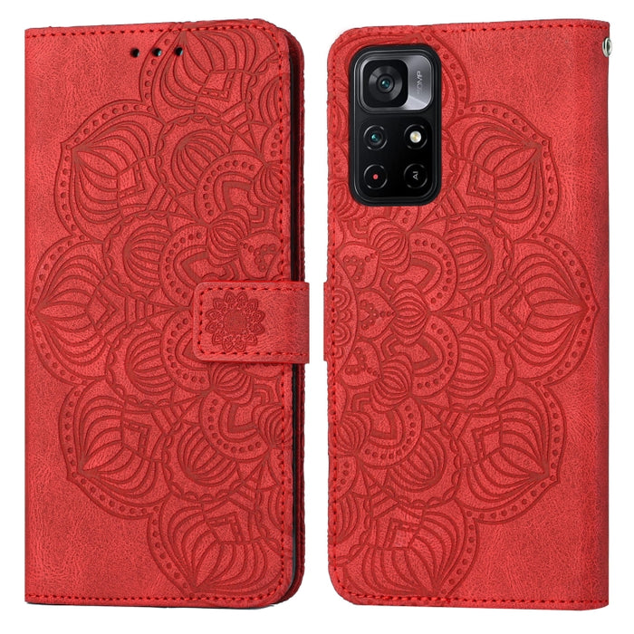 Estuche para teléfono de cuero con tapa en relieve de mandala, For Xiaomi Redmi Note 11 Pro International, For Xiaomi Redmi Note 11 5G, For Xiaomi Mi 10T Lite, For Xiaomi Mi 10T / 10T Pro, For Xiaomi Mi 11 Lite, For Xiaomi 11T, For Xiaomi 12 Lite      ...