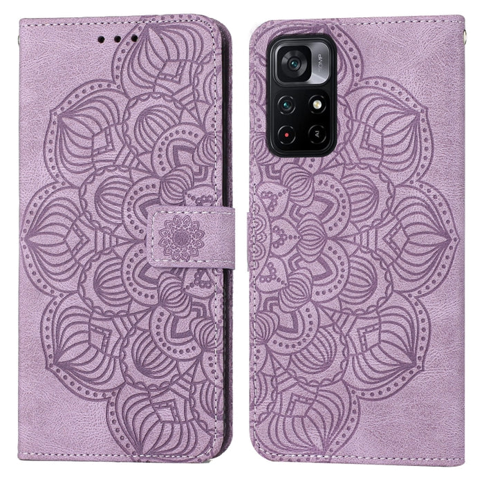 Estuche para teléfono de cuero con tapa en relieve de mandala, For Xiaomi Redmi Note 11 Pro International, For Xiaomi Redmi Note 11 5G, For Xiaomi Mi 10T Lite, For Xiaomi Mi 10T / 10T Pro, For Xiaomi Mi 11 Lite, For Xiaomi 11T, For Xiaomi 12 Lite      ...