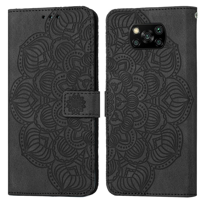 Estuche para teléfono de cuero con tapa en relieve de mandala, For Xiaomi Redmi Note 11 Pro International, For Xiaomi Redmi Note 11 5G, For Xiaomi Mi 10T Lite, For Xiaomi Mi 10T / 10T Pro, For Xiaomi Mi 11 Lite, For Xiaomi 11T, For Xiaomi 12 Lite      ...