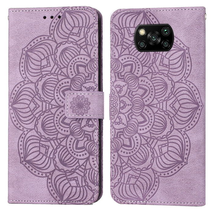 Estuche para teléfono de cuero con tapa en relieve de mandala, For Xiaomi Redmi Note 11 Pro International, For Xiaomi Redmi Note 11 5G, For Xiaomi Mi 10T Lite, For Xiaomi Mi 10T / 10T Pro, For Xiaomi Mi 11 Lite, For Xiaomi 11T, For Xiaomi 12 Lite      ...