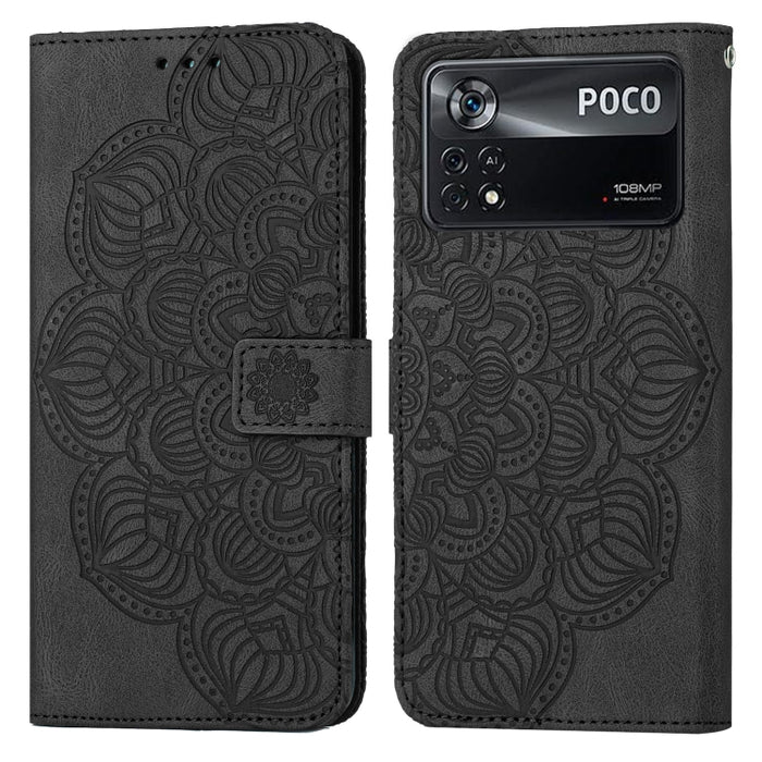 Estuche para teléfono de cuero con tapa en relieve de mandala, For Xiaomi Redmi Note 11 Pro International, For Xiaomi Redmi Note 11 5G, For Xiaomi Mi 10T Lite, For Xiaomi Mi 10T / 10T Pro, For Xiaomi Mi 11 Lite, For Xiaomi 11T, For Xiaomi 12 Lite      ...