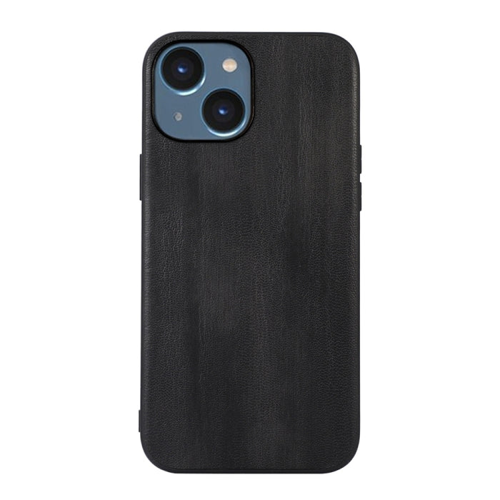 Funda de teléfono PU con textura de vaca amarilla