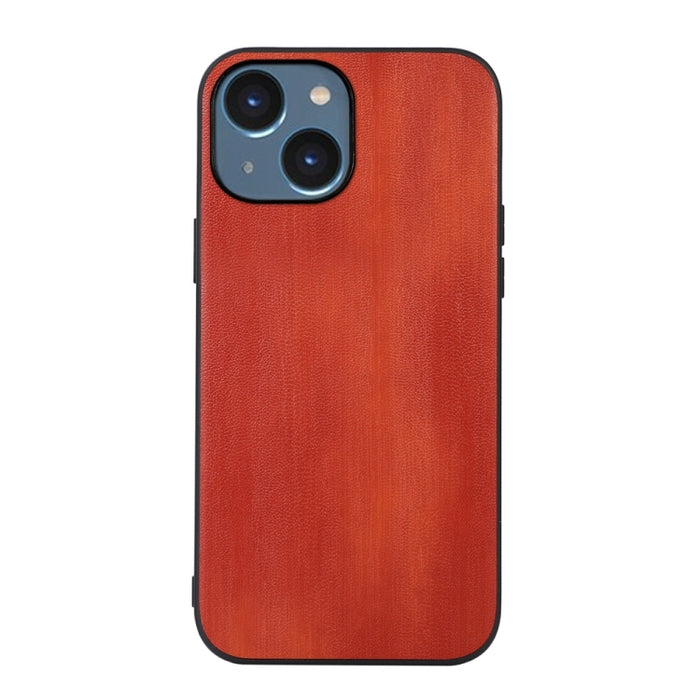 Funda de teléfono PU con textura de vaca amarilla