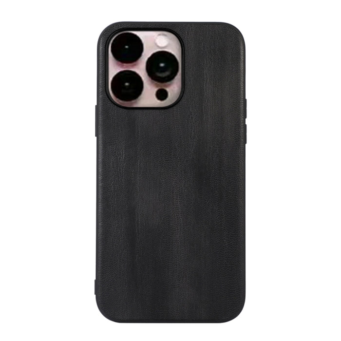 Funda de teléfono PU con textura de vaca amarilla