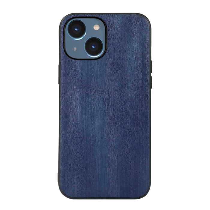 Funda de teléfono PU con textura de vaca amarilla