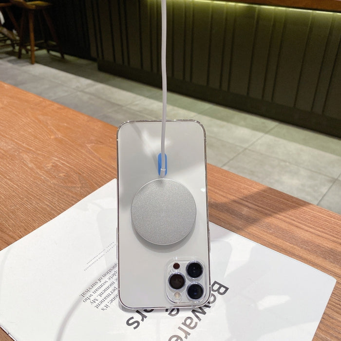 MagSafe Magnético Transparente PC + Estuche para teléfono con película de lente de vidrio