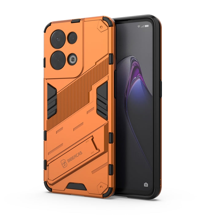Punk Armor 2 en 1 PC + TPU Estuche para teléfono a prueba de golpes con soporte invisible, For OPPO Reno8, For OPPO Reno8 Pro, For OPPO Reno8 Pro+, For Xiaomi Poco M4 5G