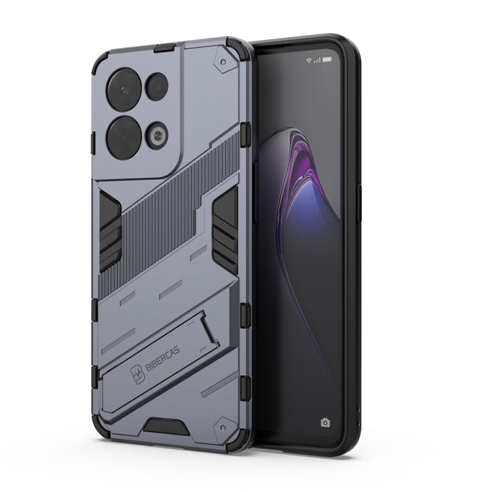 Punk Armor 2 en 1 PC + TPU Estuche para teléfono a prueba de golpes con soporte invisible, For OPPO Reno8, For OPPO Reno8 Pro, For OPPO Reno8 Pro+, For Xiaomi Poco M4 5G