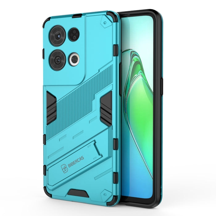 Punk Armor 2 en 1 PC + TPU Estuche para teléfono a prueba de golpes con soporte invisible, For OPPO Reno8, For OPPO Reno8 Pro, For OPPO Reno8 Pro+, For Xiaomi Poco M4 5G