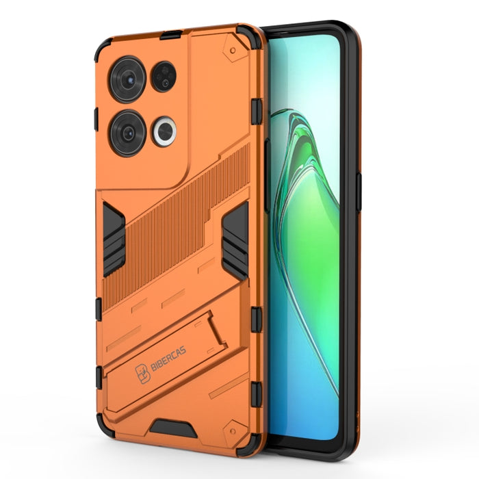 Punk Armor 2 en 1 PC + TPU Estuche para teléfono a prueba de golpes con soporte invisible, For OPPO Reno8, For OPPO Reno8 Pro, For OPPO Reno8 Pro+, For Xiaomi Poco M4 5G