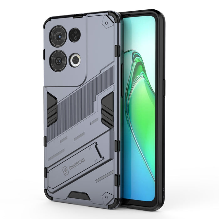 Punk Armor 2 en 1 PC + TPU Estuche para teléfono a prueba de golpes con soporte invisible, For OPPO Reno8, For OPPO Reno8 Pro, For OPPO Reno8 Pro+, For Xiaomi Poco M4 5G