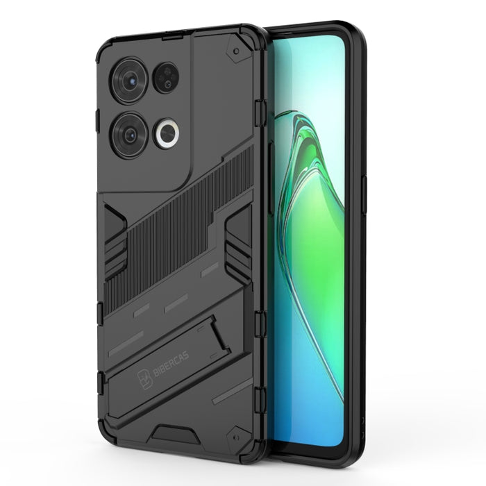 Punk Armor 2 en 1 PC + TPU Estuche para teléfono a prueba de golpes con soporte invisible, For OPPO Reno8, For OPPO Reno8 Pro, For OPPO Reno8 Pro+, For Xiaomi Poco M4 5G