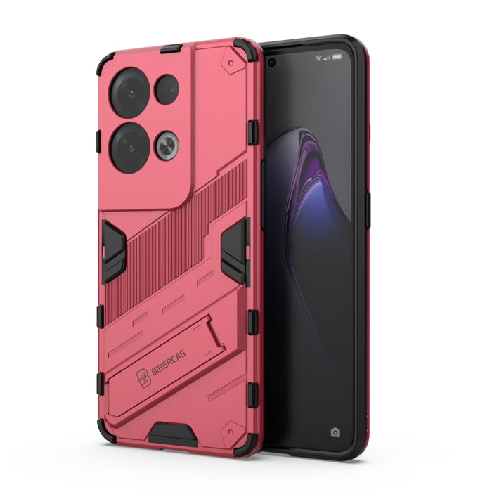 Punk Armor 2 en 1 PC + TPU Estuche para teléfono a prueba de golpes con soporte invisible, For OPPO Reno8, For OPPO Reno8 Pro, For OPPO Reno8 Pro+, For Xiaomi Poco M4 5G