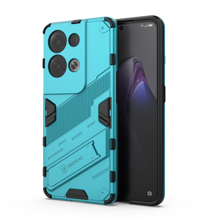 Punk Armor 2 en 1 PC + TPU Estuche para teléfono a prueba de golpes con soporte invisible, For OPPO Reno8, For OPPO Reno8 Pro, For OPPO Reno8 Pro+, For Xiaomi Poco M4 5G