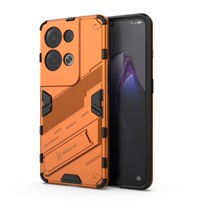 Punk Armor 2 en 1 PC + TPU Estuche para teléfono a prueba de golpes con soporte invisible, For OPPO Reno8, For OPPO Reno8 Pro, For OPPO Reno8 Pro+, For Xiaomi Poco M4 5G