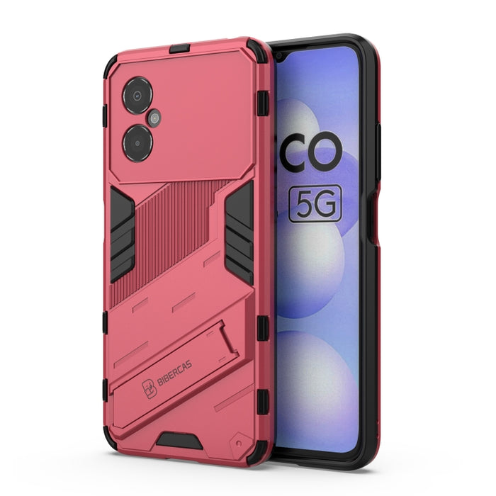Punk Armor 2 en 1 PC + TPU Estuche para teléfono a prueba de golpes con soporte invisible, For OPPO Reno8, For OPPO Reno8 Pro, For OPPO Reno8 Pro+, For Xiaomi Poco M4 5G