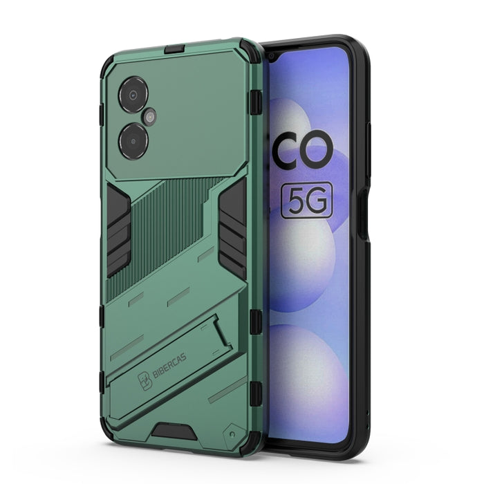 Punk Armor 2 en 1 PC + TPU Estuche para teléfono a prueba de golpes con soporte invisible, For OPPO Reno8, For OPPO Reno8 Pro, For OPPO Reno8 Pro+, For Xiaomi Poco M4 5G