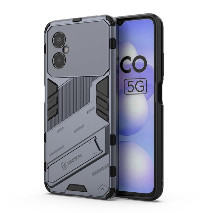 Punk Armor 2 en 1 PC + TPU Estuche para teléfono a prueba de golpes con soporte invisible, For OPPO Reno8, For OPPO Reno8 Pro, For OPPO Reno8 Pro+, For Xiaomi Poco M4 5G