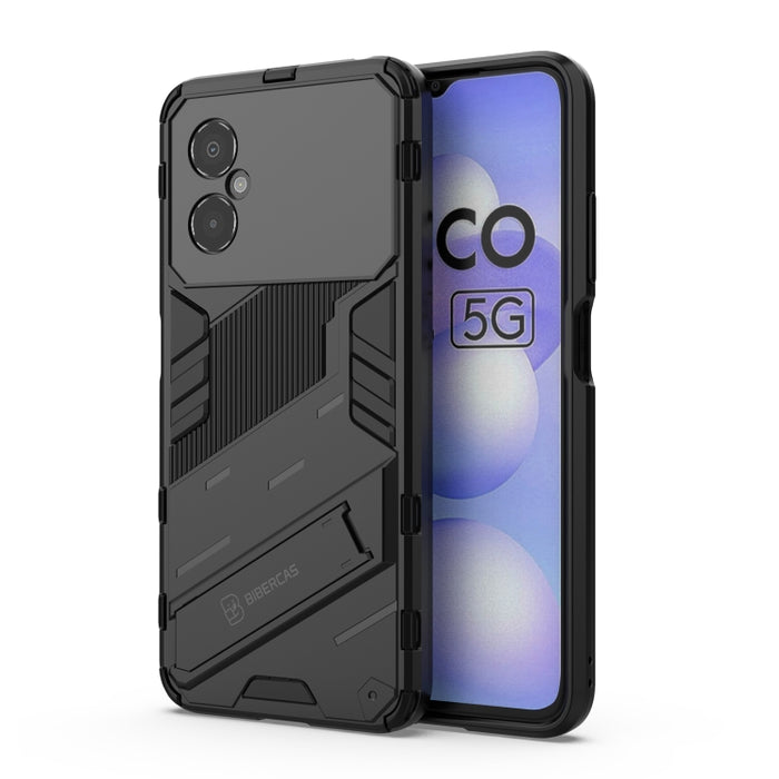 Punk Armor 2 en 1 PC + TPU Estuche para teléfono a prueba de golpes con soporte invisible, For OPPO Reno8, For OPPO Reno8 Pro, For OPPO Reno8 Pro+, For Xiaomi Poco M4 5G