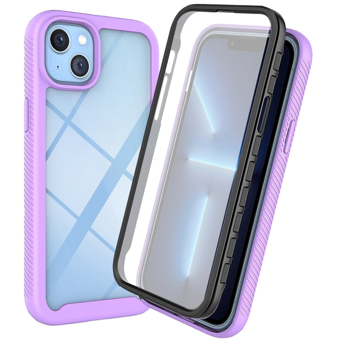 Estuche para teléfono híbrido a prueba de golpes de cuerpo completo Starry Sky