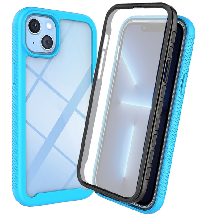Estuche para teléfono híbrido a prueba de golpes de cuerpo completo Starry Sky