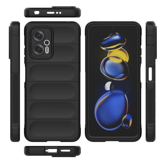 Magic Shield TPU + Estuche para teléfono de franela, For Xiaomi Redmi Note 11T Pro, For Samsung Galaxy M52 5G