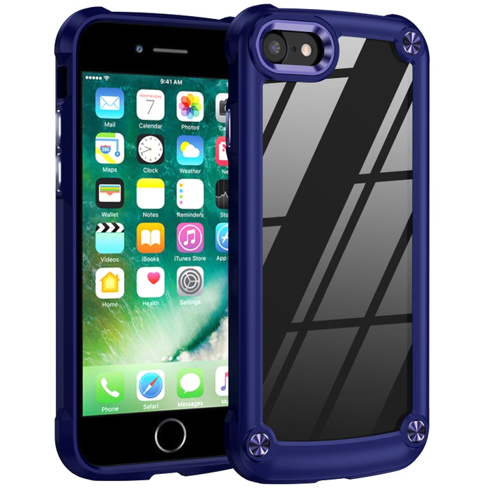 Caja del teléfono de protección de lente de TPU + PC, For iPhone SE 2022 / SE 2020 / 8 / 7