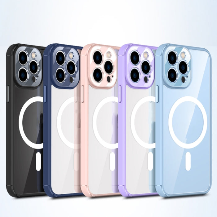 Soft Shield MagSafe Magnético Acrílico Transparente PC Phone Case