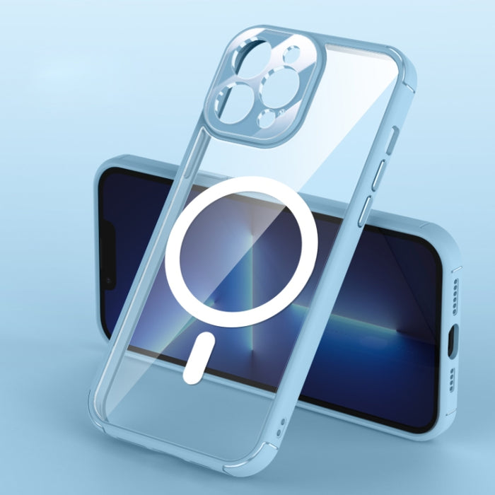 Soft Shield MagSafe Magnético Acrílico Transparente PC Phone Case