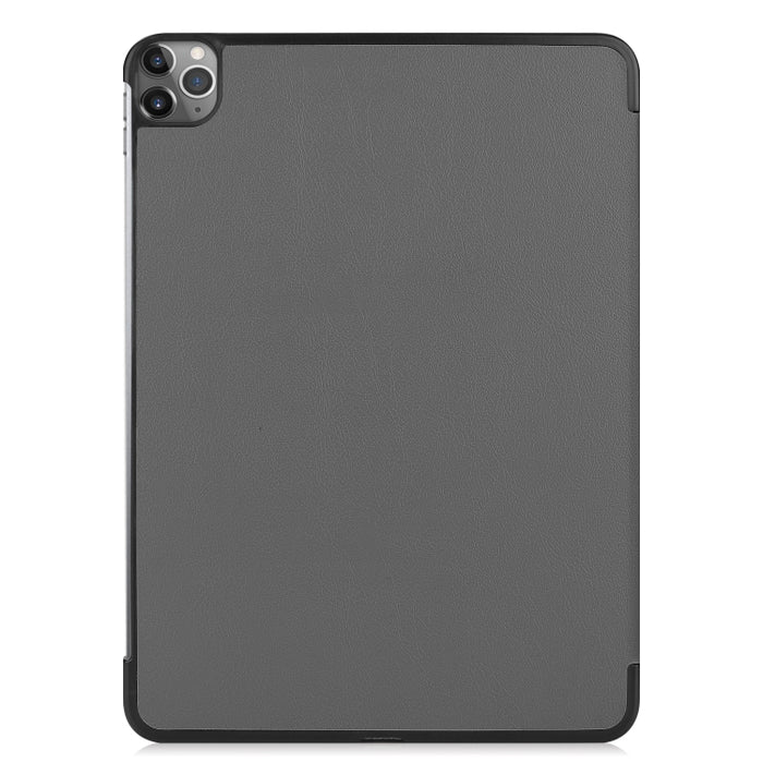 Custer Pattern TPU Smart Tablet Holster con función de suspensión y soporte de tres pliegues y ranura para bolígrafo