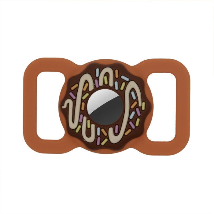 Donut Pet Collar antiarañazos a prueba de golpes cubierta de silicona para AirTag
