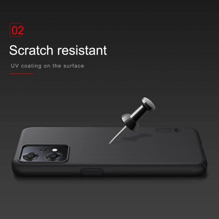 Estuche para teléfono de PC esmerilado NILLKIN, For Xiaomi Poco M4 5G, For OnePlus Ace 5G/10R 5G, For OnePlus Nord 2T 5G, For OnePlus Nord CE 2 Lite 5G