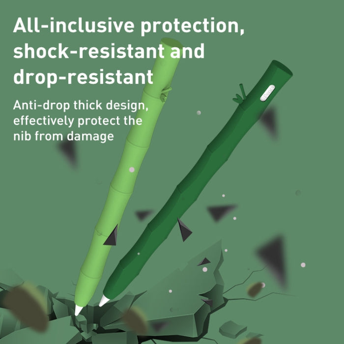 Estuche protector para lápiz óptico de gel de silicona líquida de bambú