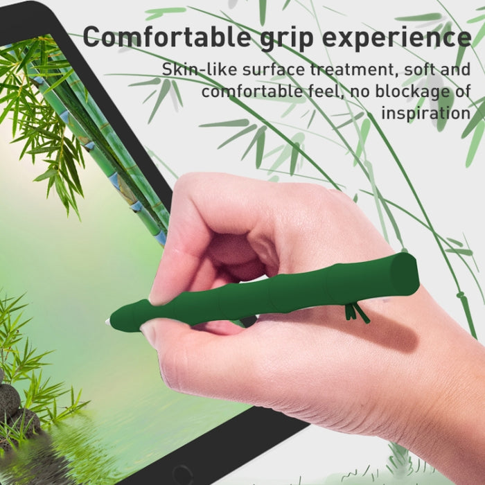 Estuche protector para lápiz óptico de gel de silicona líquida de bambú