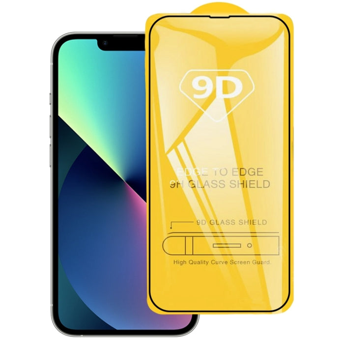 Película de vidrio templado de pantalla de pegamento completo 9D
