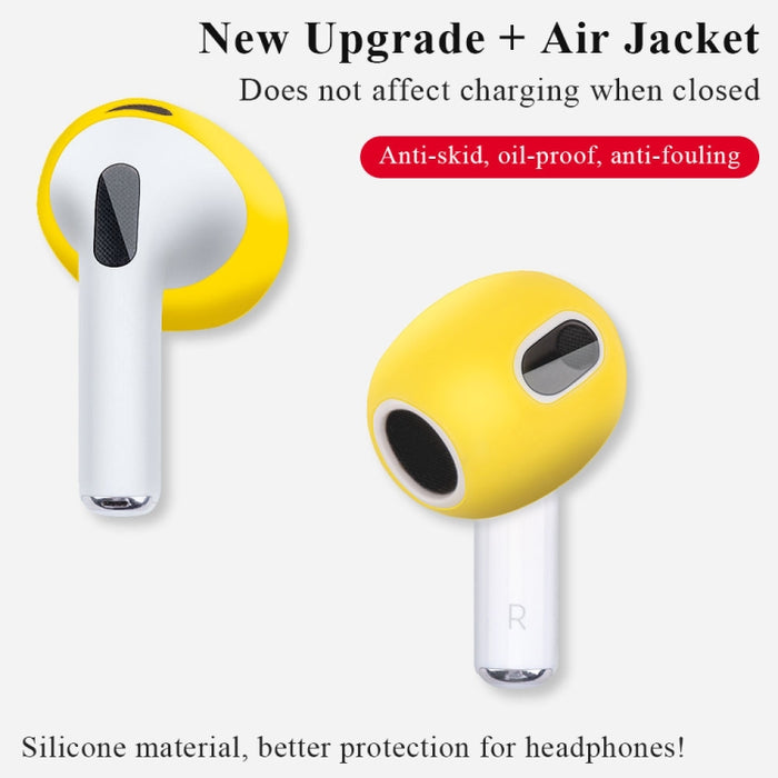Funda protectora de silicona con tapa para los oídos para AirPods 3