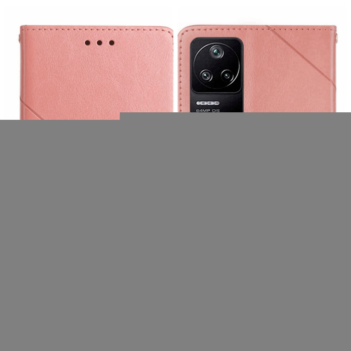 Estuche para teléfono de cuero con tapa horizontal y costuras en Y, For Xiaomi Poco F4 5G, For Xiaomi Poco X4 GT