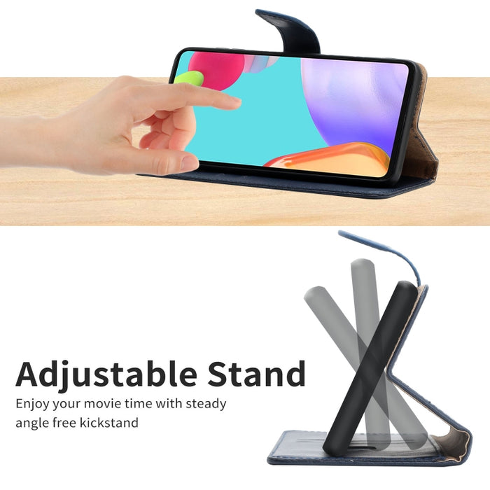 Estuche para teléfono con tapa horizontal a prueba de huellas dactilares de cuero genuino, For Xiaomi Poco F4 5G, For Xiaomi Poco X4 GT