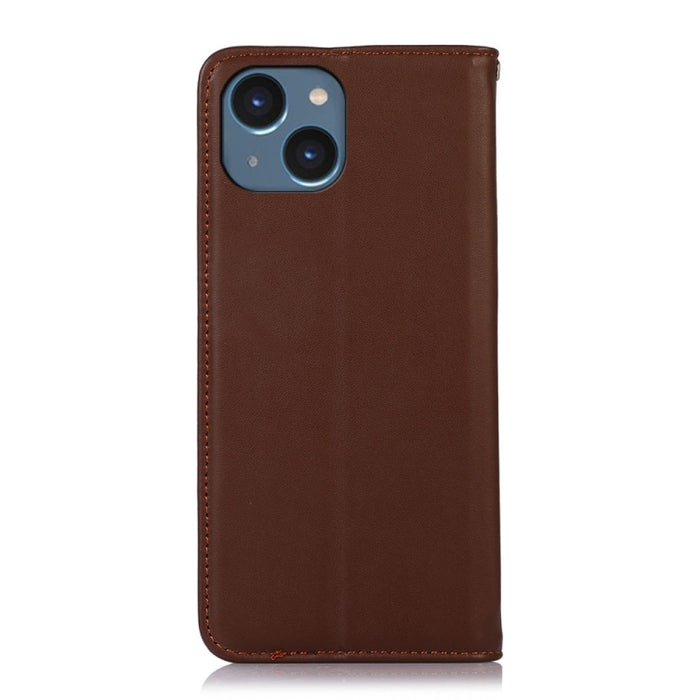 KHAZNEH Estuche para teléfono de cuero de vaca con capa superior de napa, For iPhone 14, For iPhone 14 Plus, For iPhone 14 Pro Max, For iPhone 14 Pro