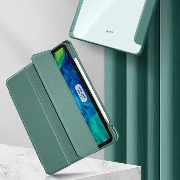 Estuche para tableta de cuero inteligente de la serie Mutural Pinyue, For iPad 9.7 2018 / 2017