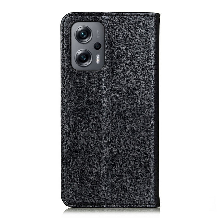 Caja magnética retro del teléfono del cuero de la textura del caballo loco, For Xiaomi Redmi Note 11T Pro 5G / Note 11T Pro+ 5G China / Poco X4 GT 5G