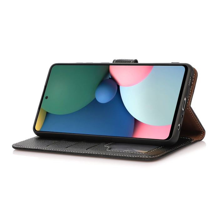 Estuche para teléfono de cuero con textura de litchi, For Motorola Moto G42 4G, For Xiaomi Redmi Note 11T Pro 5G / Note 11T Pro+ 5G China / Poco X4 GT 5G