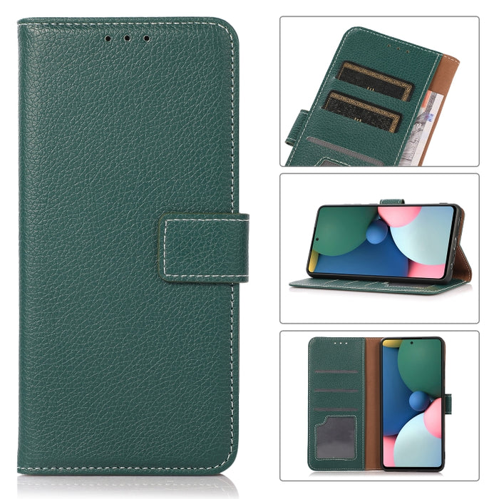 Estuche para teléfono de cuero con textura de litchi, For Motorola Moto G42 4G, For Xiaomi Redmi Note 11T Pro 5G / Note 11T Pro+ 5G China / Poco X4 GT 5G