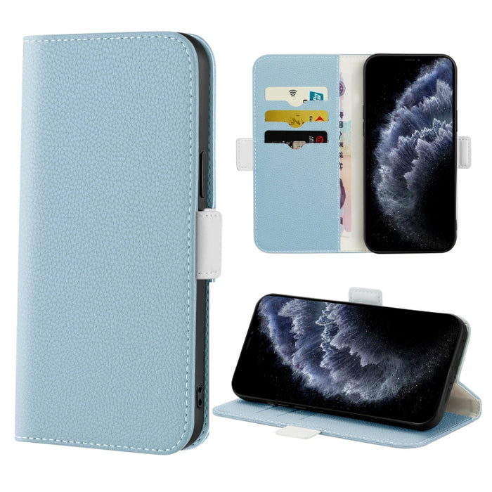Estuche para teléfono de cuero con textura de lichi color caramelo