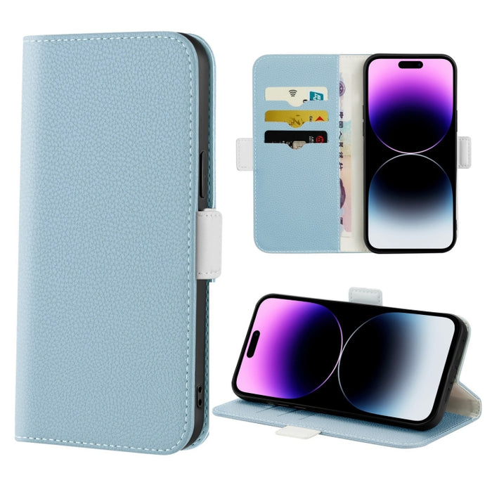 Estuche para teléfono de cuero con textura de lichi color caramelo