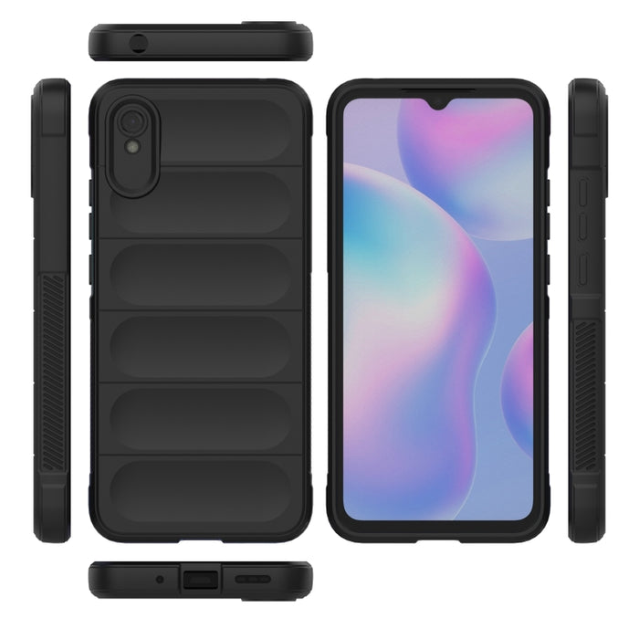 Magic Shield TPU + Estuche para teléfono de franela, For Xiaomi Redmi 9A, For Xiaomi Redmi 9C
