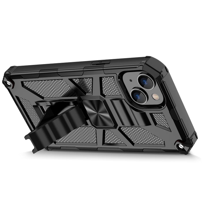 Funda protectora magnética para teléfono Armor a prueba de golpes TPU + PC con soporte