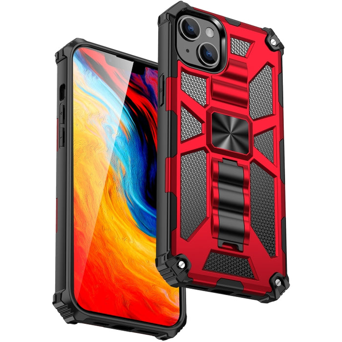 Funda protectora magnética para teléfono Armor a prueba de golpes TPU + PC con soporte
